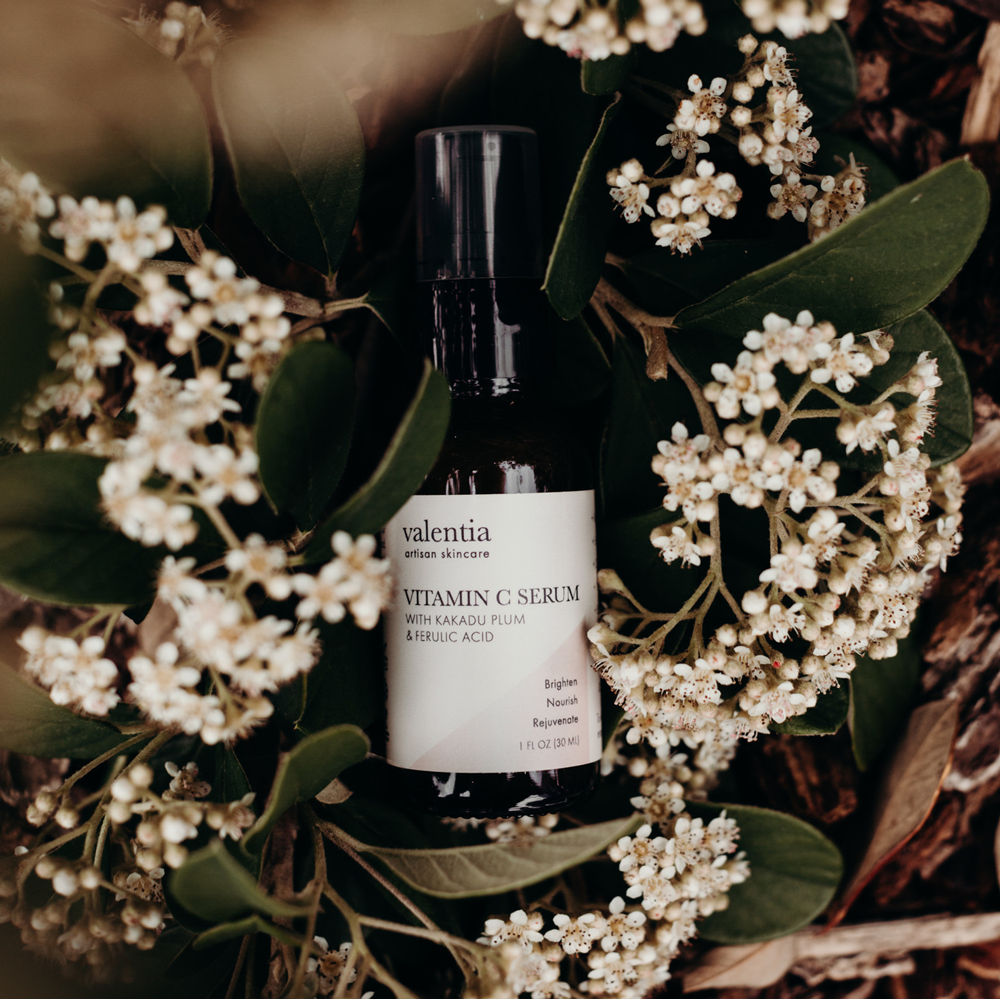 Vitamin C Serum for Acne-Prone, Sensitive or Oily Skin. Firm and Brighten Dark Spots. - Valentia Skincare