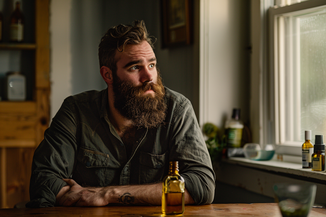 beard moisturization, natural hair care, facial hair treatment, skin hydration, beard growth oil, organic beard care, hair follicle health, natural skincare, beard conditioning, men's grooming