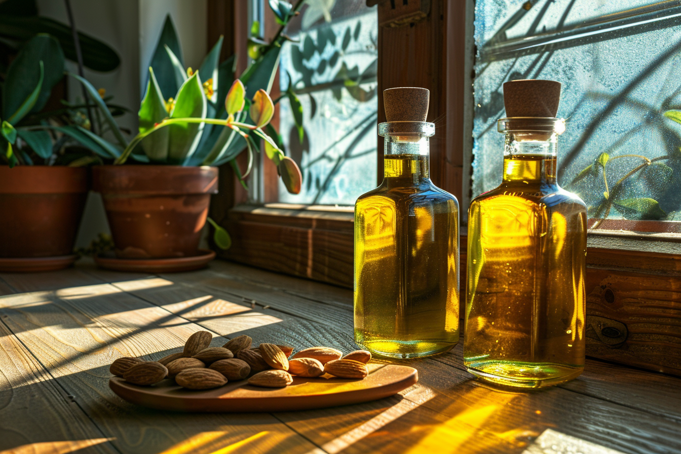 sweet almond oil benefits, almond oil extraction, natural skincare oils, fatty acid composition, carrier oil uses, nutritional oil analysis, cosmetic grade oils, heart health supplements, botanical oil comparison, natural lubricant alternatives