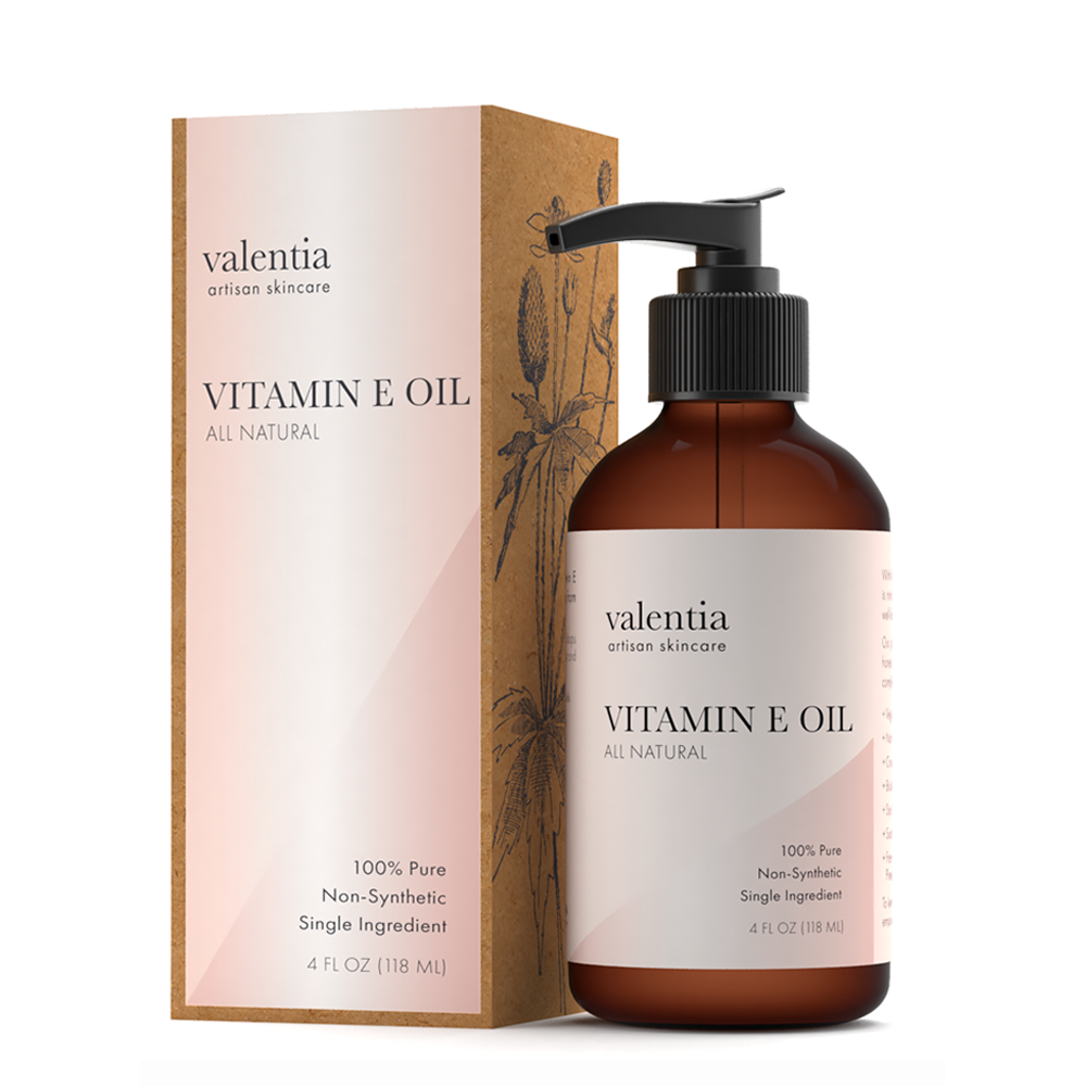 Vitamin E Oil - Natural Full Spectrum Tocopherols - Valentia Skincare
