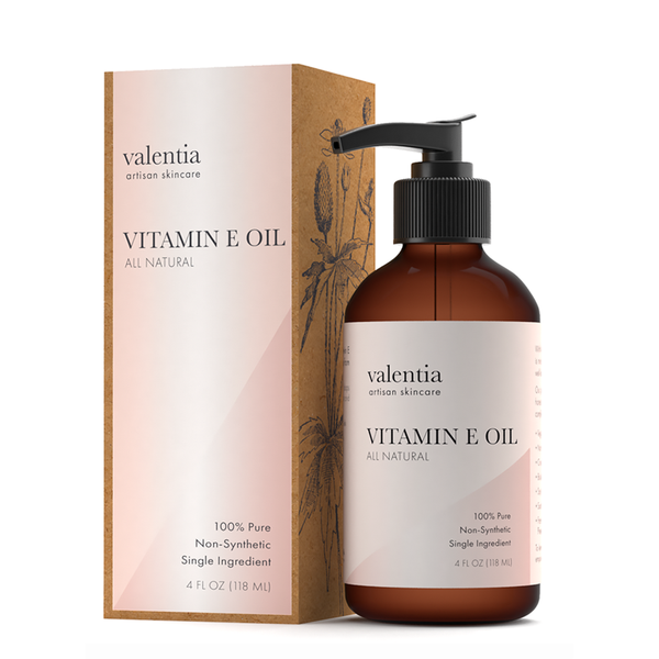 Vitamin E Oil - Natural Full Spectrum Tocopherols - Valentia Skincare