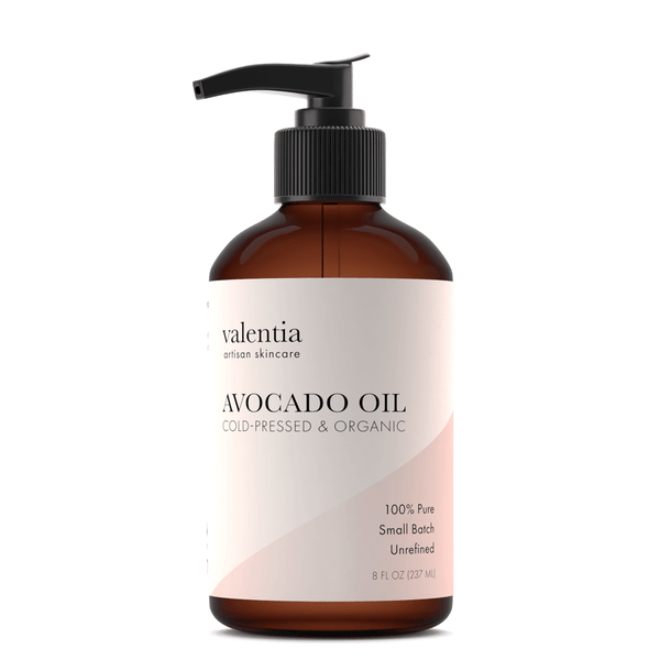 Avocado Oil - Natural Chlorophyll + Oleic Acid - Valentia Skincare