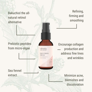 Bakuchiol Serum - Natural Retinol Alternative + Sea Fennel - Valentia Skincare