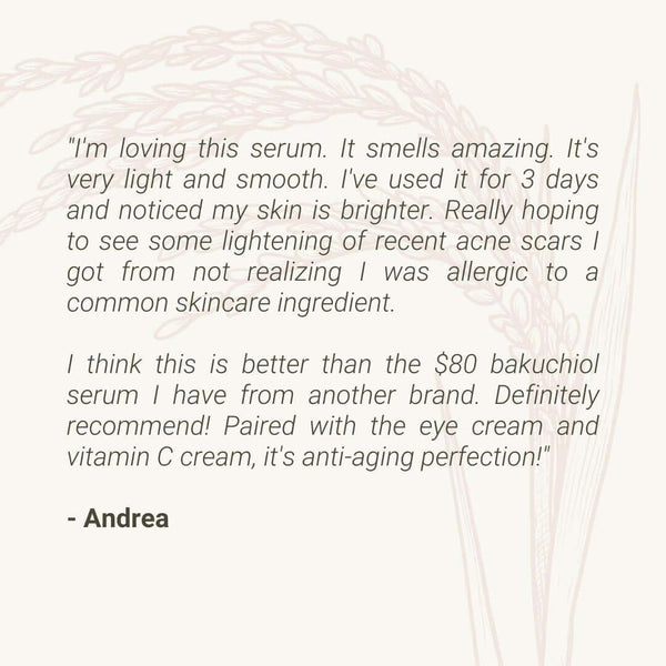 Bakuchiol Serum - Natural Retinol Alternative + Sea Fennel - Valentia Skincare