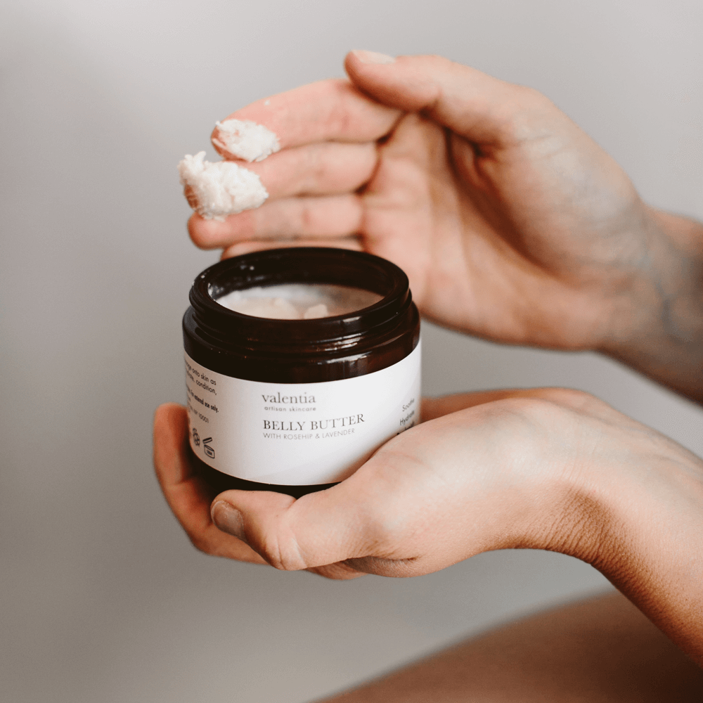 Belly Butter - Shea, Cocoa + Mango butters with Vitamin E - Valentia Skincare