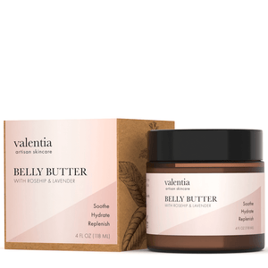 Belly Butter - Shea, Cocoa + Mango butters with Vitamin E - Valentia Skincare