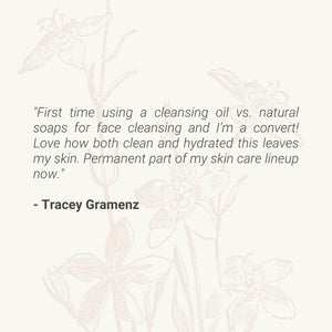 Cleansing Oil - Jojoba, Olive Oil + Carrot Seed *SALE* - Valentia Skincare