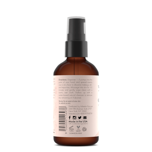 Cleansing Oil - Jojoba, Olive Oil + Carrot Seed *SALE* - Valentia Skincare