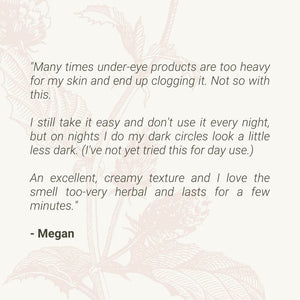 Eye Cream - Botanical Hyaluronic Acid, Coffee Leaf  + Bakuchiol - Valentia Skincare