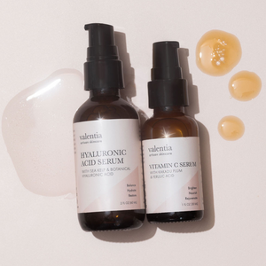 Glow Duo - Hyaluronic & Vitamin C Serum - Valentia Skincare