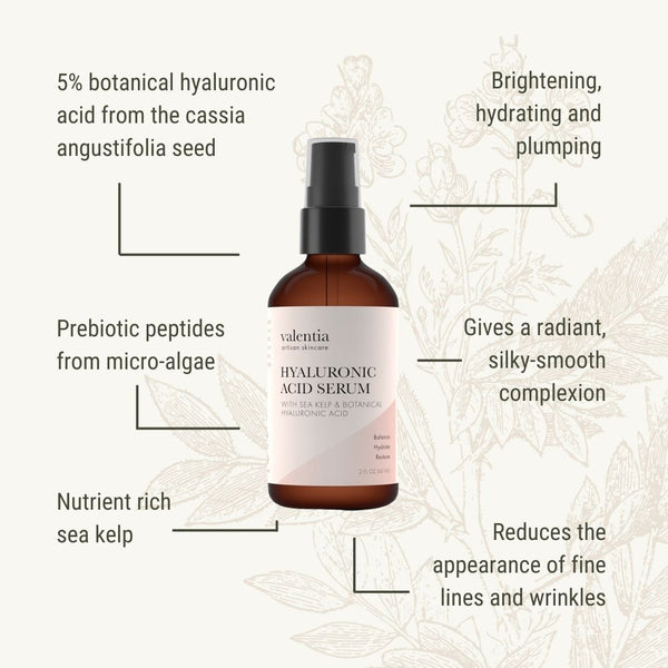 The Serum Set - Hyaluronic Acid Serum, Vitamin C Serum, Vitamin B3 Serum - Valentia Skincare