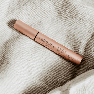 Lash & Brow Serum - Castor Oil, Argan Oil + Vitamin E - Valentia Skincare