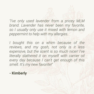 Lavender Essential Oil - 100% Organic Lavandula angustifolia *SALE* - Valentia Skincare