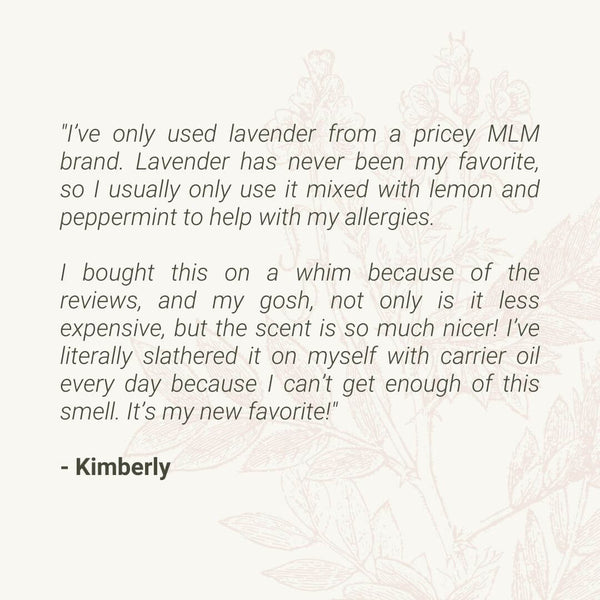 Lavender Essential Oil - 100% Organic Lavandula angustifolia *SALE* - Valentia Skincare