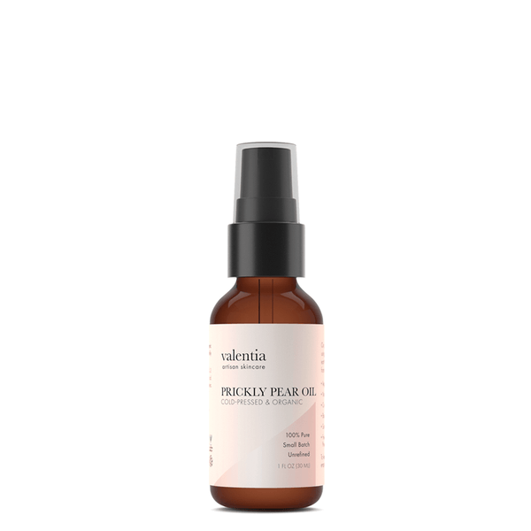 Prickly Pear Oil - Cold Pressed & Unrefined - Natural Vitamin E, K + Amino Acids. - Valentia Skincare