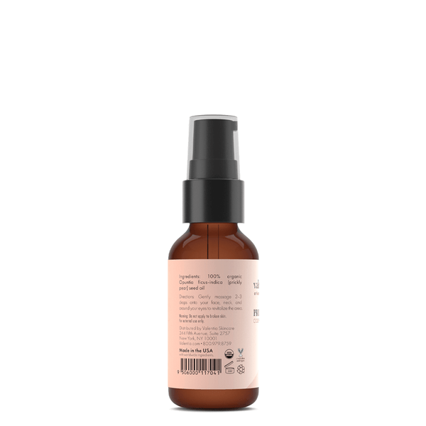 Prickly Pear Oil - Cold Pressed & Unrefined - Natural Vitamin E, K + Amino Acids. - Valentia Skincare