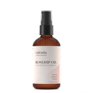 Rosehip Oil - Natural Trans-retinoic Acid + Beta-carotene *SALE* - Valentia Skincare