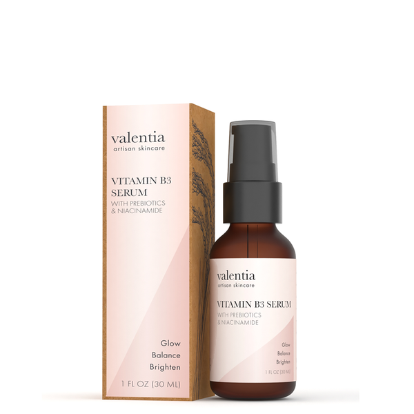 Vitamin B3 Serum - Niacinamide, Kojic Acid + Prebiotic Peptides - Valentia Skincare