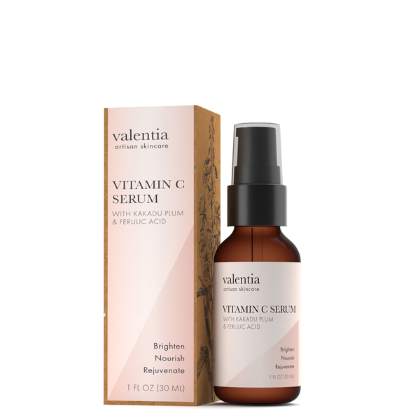 Vitamin C Serum for Acne-Prone, Sensitive or Oily Skin. Firm and Brighten Dark Spots. - Valentia Skincare