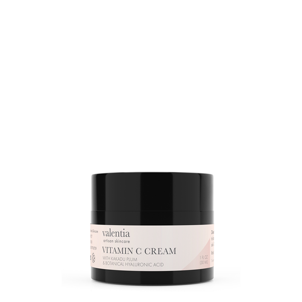 Vitamin C Cream - Kakadu Plum, Botanical Hyaluronic Acid + Acerola Fruit Extract - Valentia Skincare