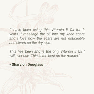 Vitamin E Oil - Natural Full Spectrum Tocopherols - Valentia Skincare