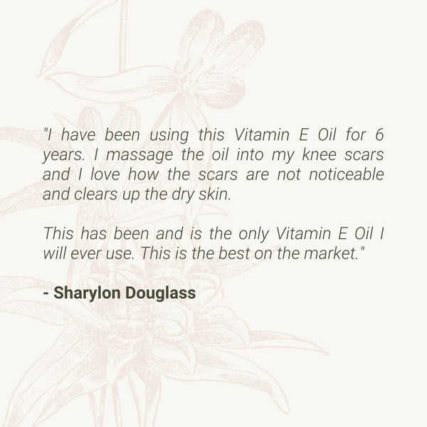 Vitamin E Oil - Natural Full Spectrum Tocopherols - Valentia Skincare