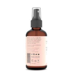 Witch Hazel Toner - Rose Water, Aloe + Honeysuckle - Valentia Skincare