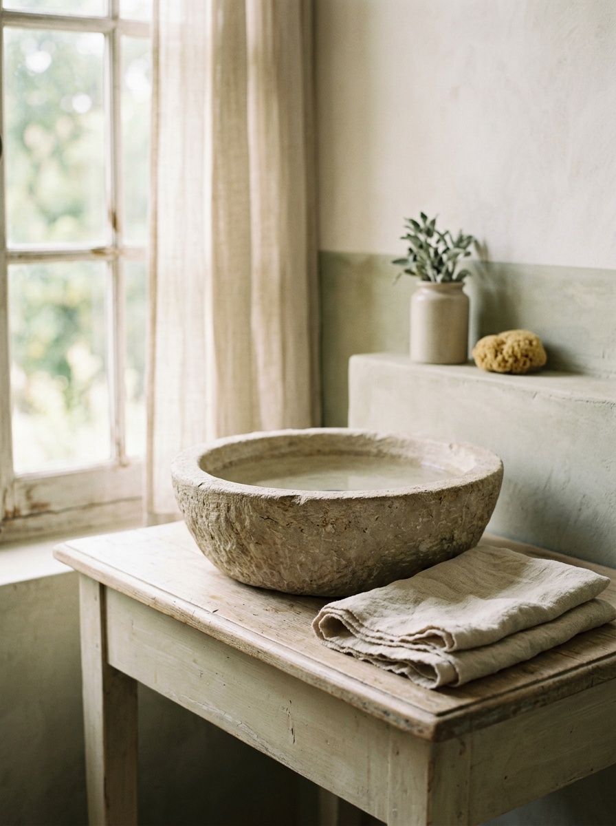 Basin, cloth and morning light